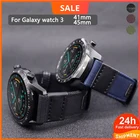 Ремешок нейлоновый для наручных часов Samsung Watch 4 40 мм 44 мм, классический спортивный браслет для samsung Watch 3 4145 мм, 20 22 мм