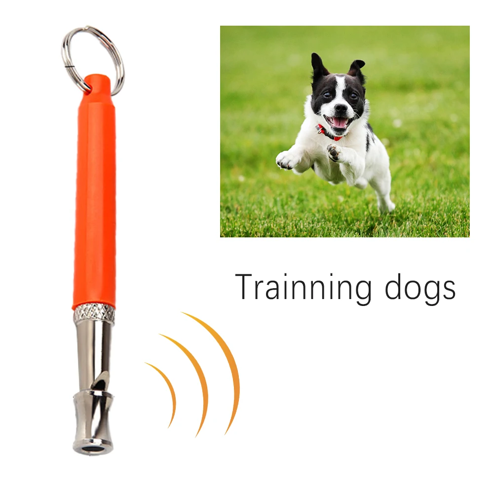 

Ultrasonic Dog Repeller Pet Discipline Training Adjustable Whistle Pitch Anti Bark Stop Barking Keychain Pet Tools Dogs Supplies
