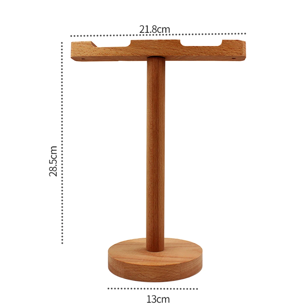 Съемная деревянная подставка для наушников двухсторонняя гарнитура дисплея