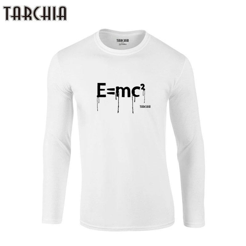 Мужская облегающая футболка TARCHIA черная оверсайз с длинным рукавом в стиле