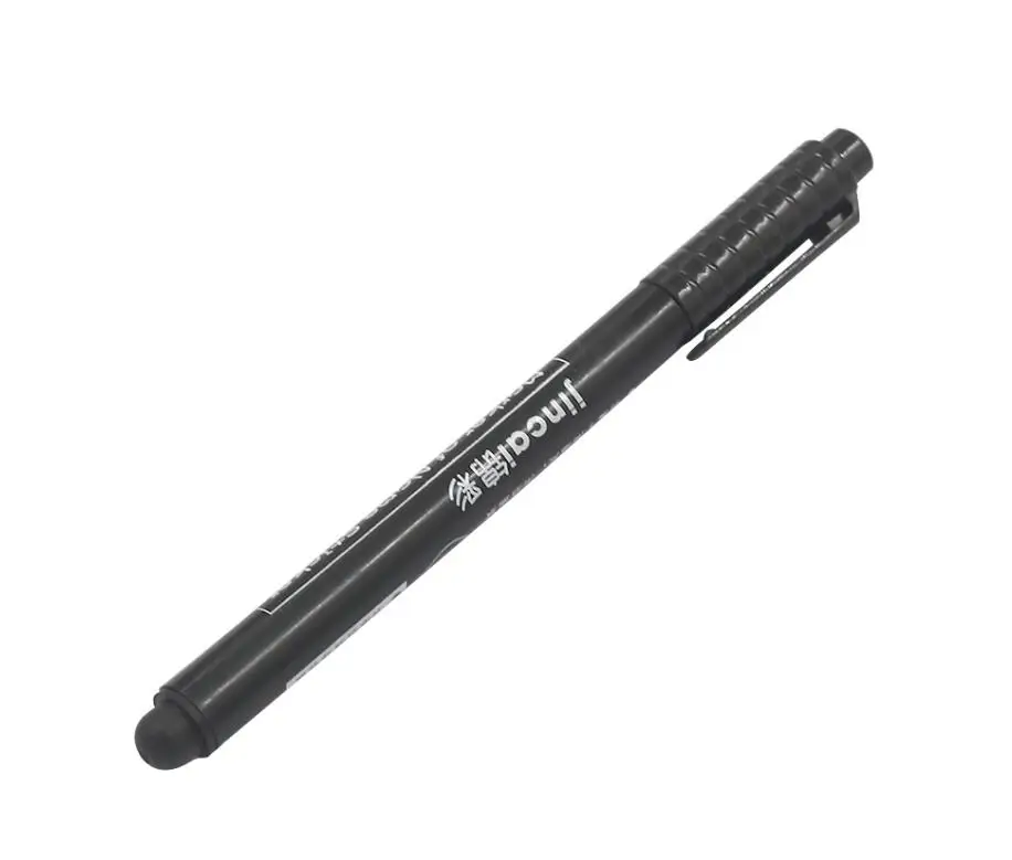 Pen 2 200 шт./упак. белый моющиеся имитационная кожа ткань одежды теги для школы уход недорогая одежда из Китая высокое качество аксессуары - Цвет: Pen 2