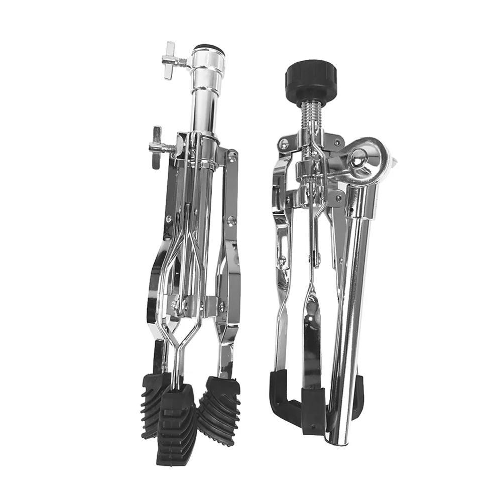 

12-inch Stainless Steel Drum Tripod Stand 19.7inch-29.5inch Height Adjustable for Dumb Drum Snare Drum Drum Set Supporting
