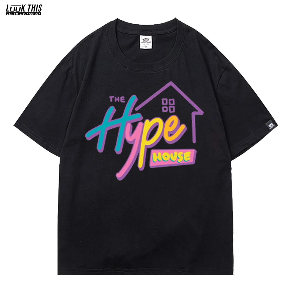 Футболки Y2k для девочек крутая черная футболка Hype House 2021 женская повседневные