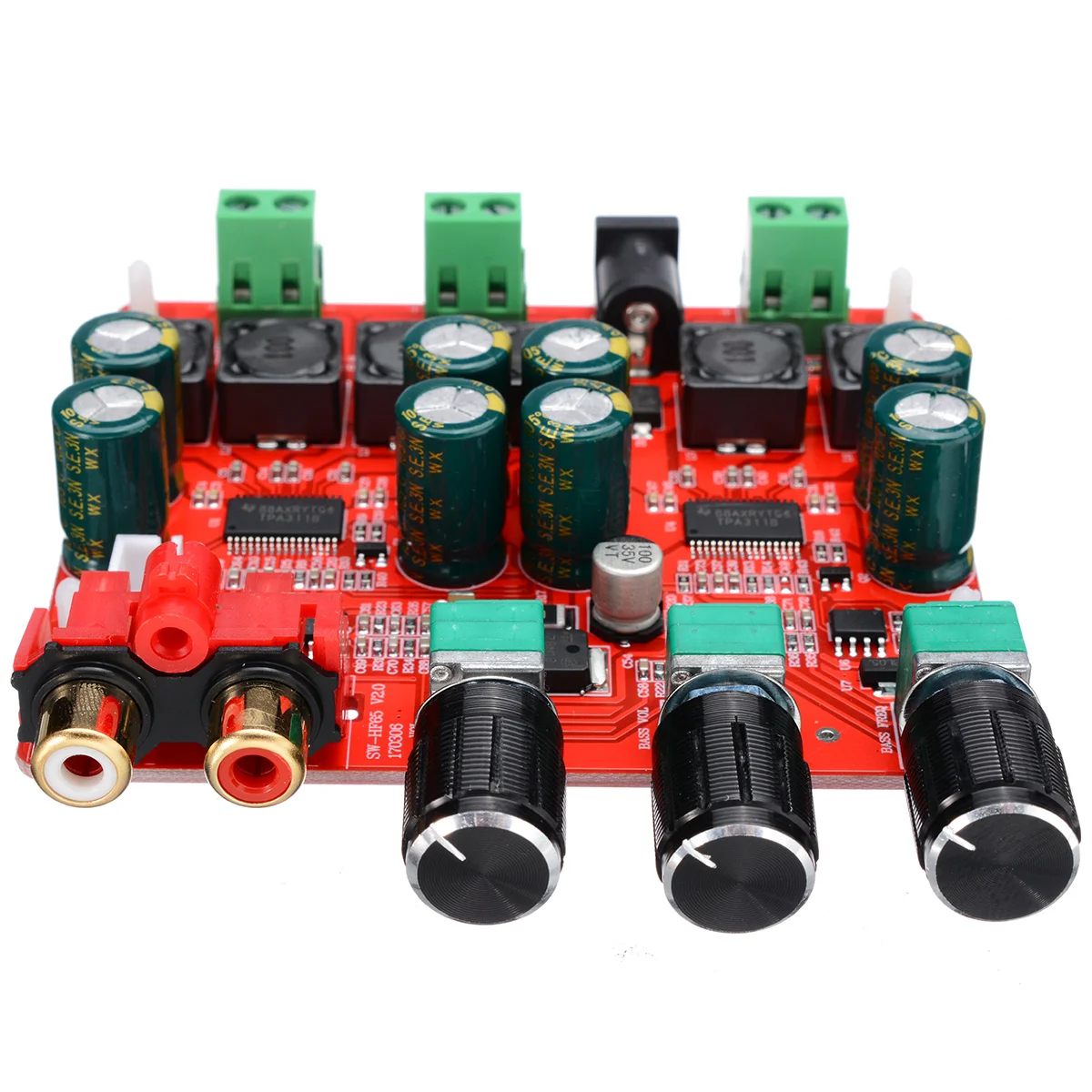 12 V-26 V DC TPA3118 усилитель Панели 2x30 Вт+ 60 Вт 2,1 канала стерео сабвуфер цифровой Мощность AMP доска для Динамик аудио