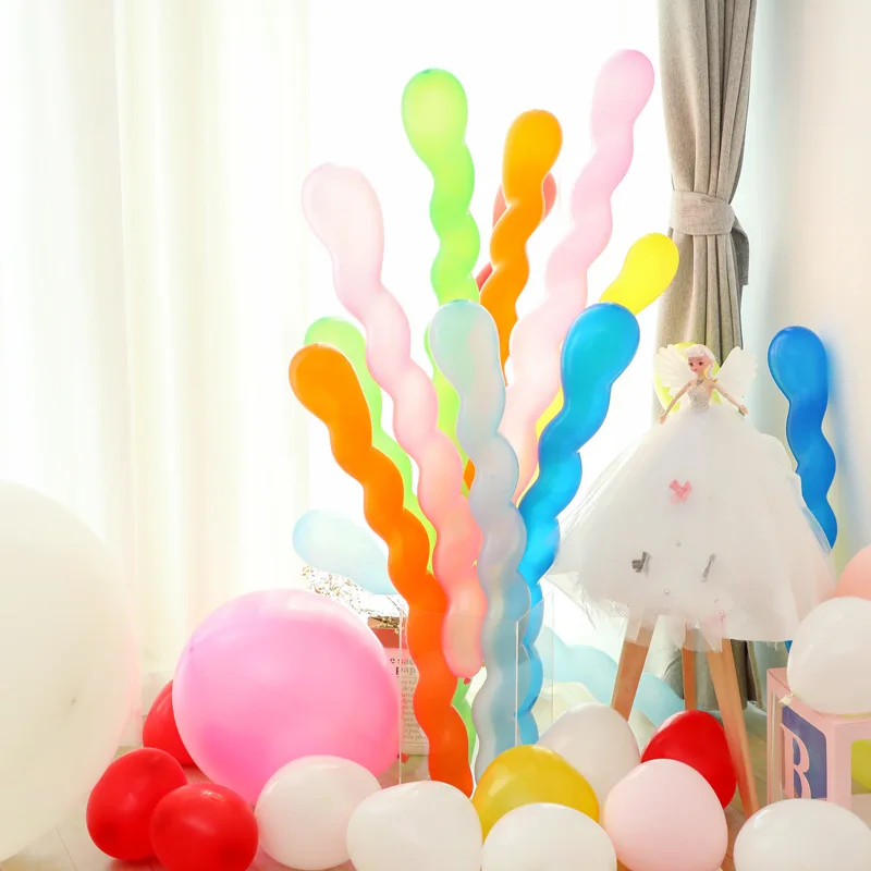 10 шт./лот длиной 36 дюймов с зажимом медной проволоки латексный шар поплавок