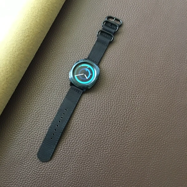 black 22 мм 20 мм нейлоновый ремешок huami amazfit bip gtr для samsung gear S3 s2 sport Frontier Classic galaxy watch 42 мм 46 Band huawei gt 2 - Цвет ремешка: black