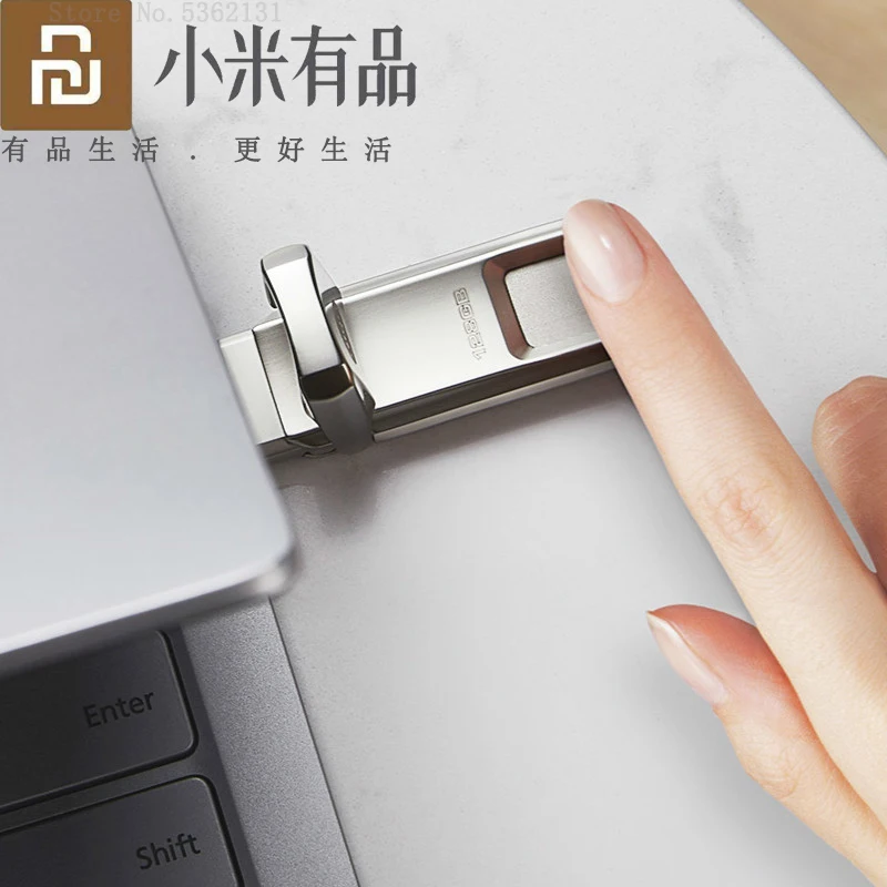 

Youpin Новый aigo USB3.0 сканер отпечатков пальцев зашифрованный металлический U-диск Высокоскоростная передача металлический корпус Компактный р...