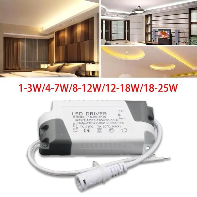 

LED Driver 12-18W Output DC36-68V 300mA Power Supply For Panel Current Led led lamp Lamp Constant driver W2G4