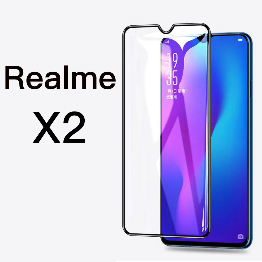 Relame X2 GFAITH для Realme 3 Защитная пленка для экрана, 3D Полностью закаленное стекло для экрана для Realme 3 Pro 2 Pro C2 стекло Realme 5 Pro X2 Pro - Цвет: Relame X2