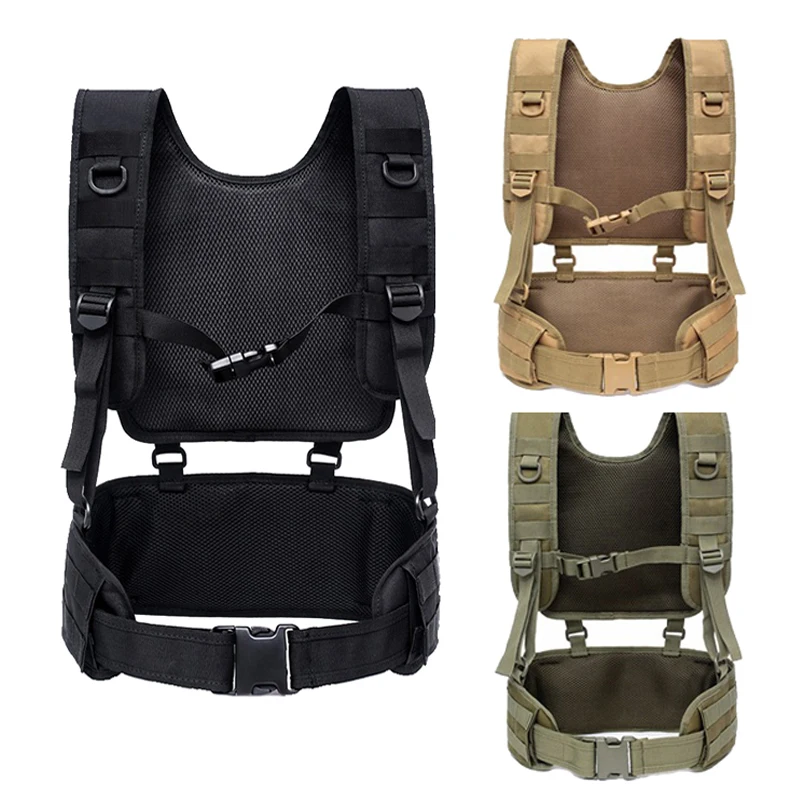 Мужской военный тактический нагрудный жилет облегченная модульная система