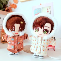 1pcs 20cm doll clothes winter outfit plush coat dolls winter clothes doll accessories our generation doll clothes boy girl gift