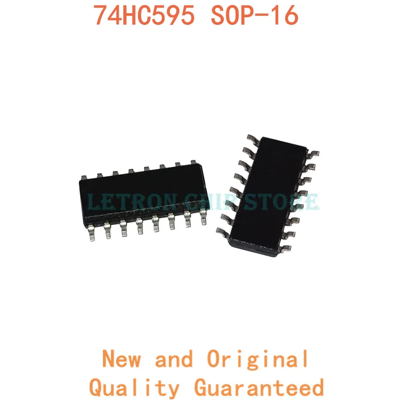 10 шт. 74HC595 SOP16 SN74HC595DR SOP-16 74HC595D SOP HC595 SOIC16 SN74HC595D SOIC-16 SMD новый и оригинальный чипсет IC