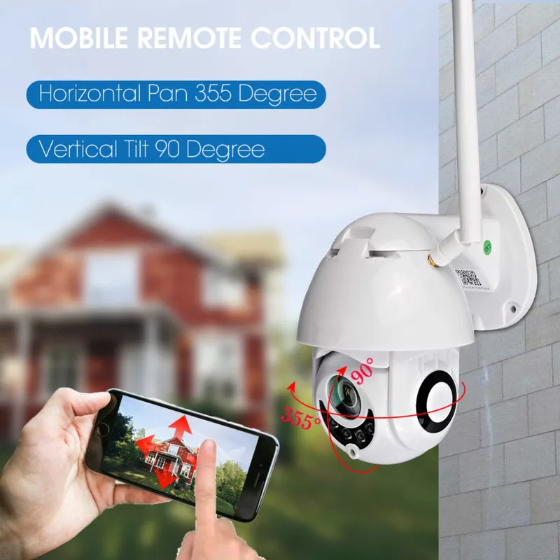 Neng WIFI камера наружная PTZ IP 1080p скоростная купольная CCTV Камера Безопасности s