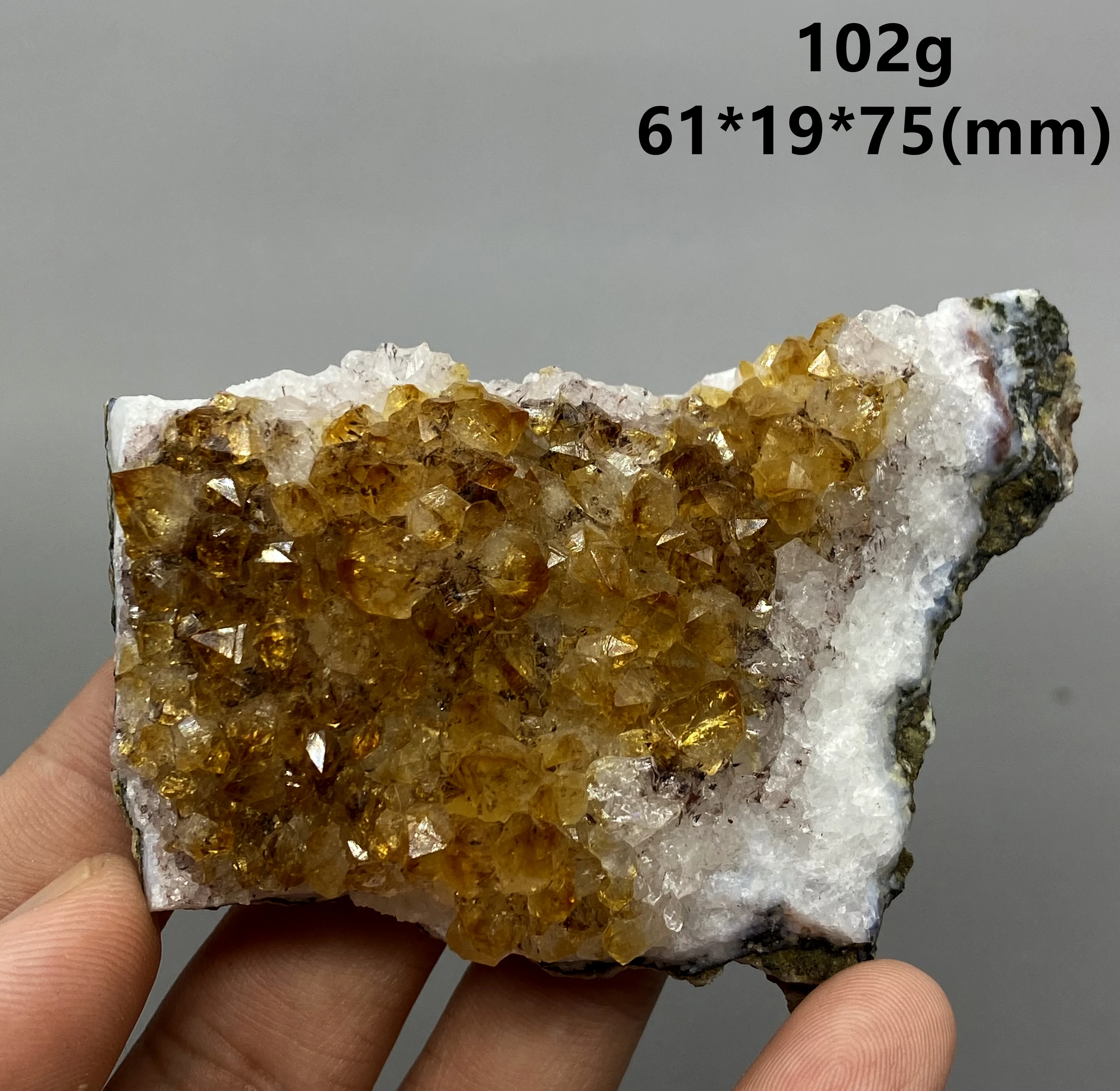 

100% Natural Citrine Cluster mineral specimen Quartz Stones and crystals Healing crystal
