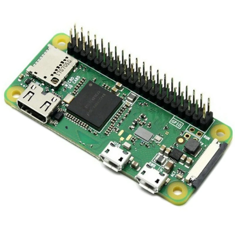 Для Raspberry Pi Zero WH с 40-контактный предплатные GPIO заголовки WI-FI и Bluetooth в демо-широкая 1