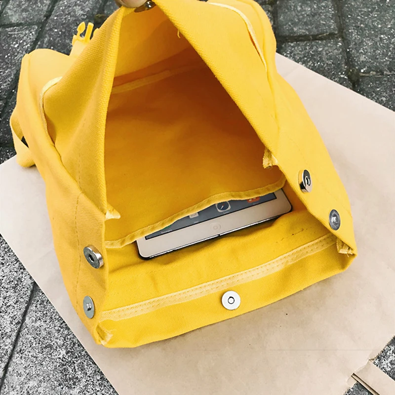 Женский рюкзак Youda вместительный холщовый с милым принтом для школьников и