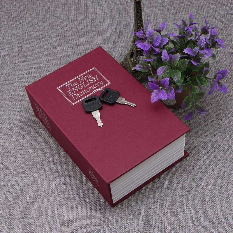 

Large Storage Box Money Secret Security Lock Case Dictionary Book-Appearance New P9YF