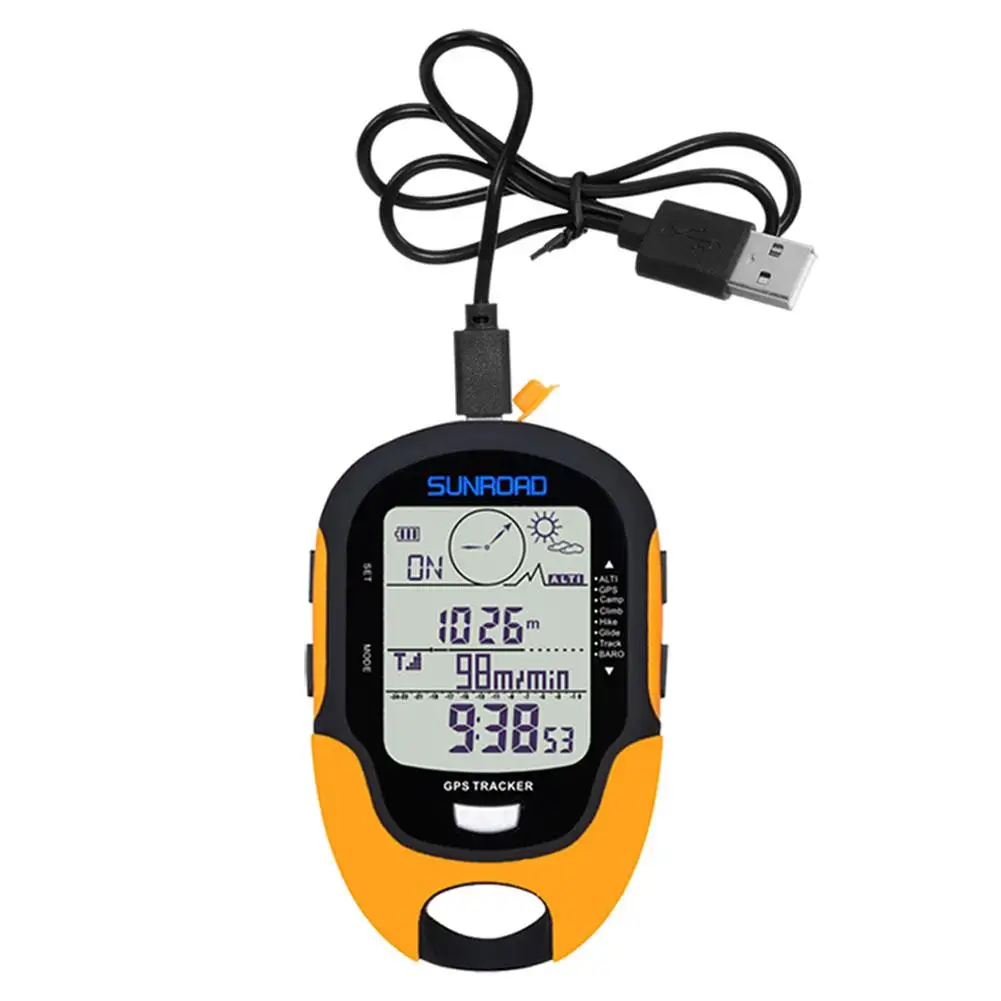 GPS навигатор трекер спортивные цифровые часы армейские для бега военный