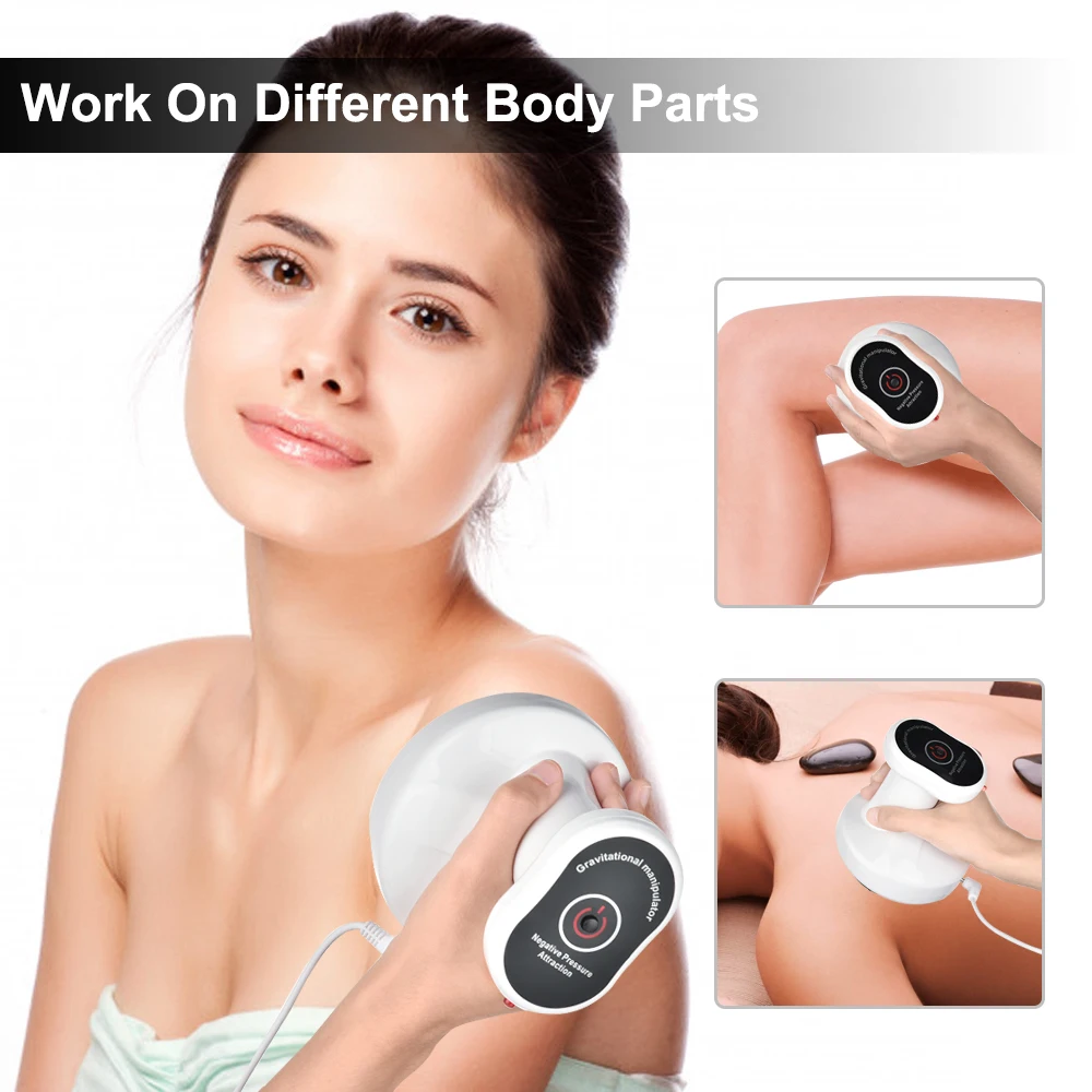 

Vacuum Cupping Body Massager Guasha Suction Cup Heating Acupoint Therapy Scraping Fat Burning Slimming Meridian Dredge Massage