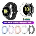 Прозрачный силиконовый защитный чехол из ТПУ для Samsung Galaxy Watch Active 2 40 мм44 мм, защитный чехол, аксессуары для рамки