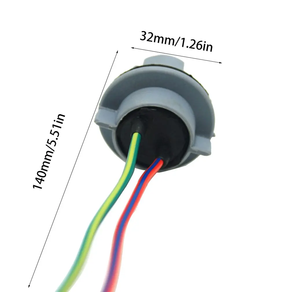 

1Pcs Car 7440 / W3X16D / W21W / T20 LED Lamps Lights Signal Lights Socket