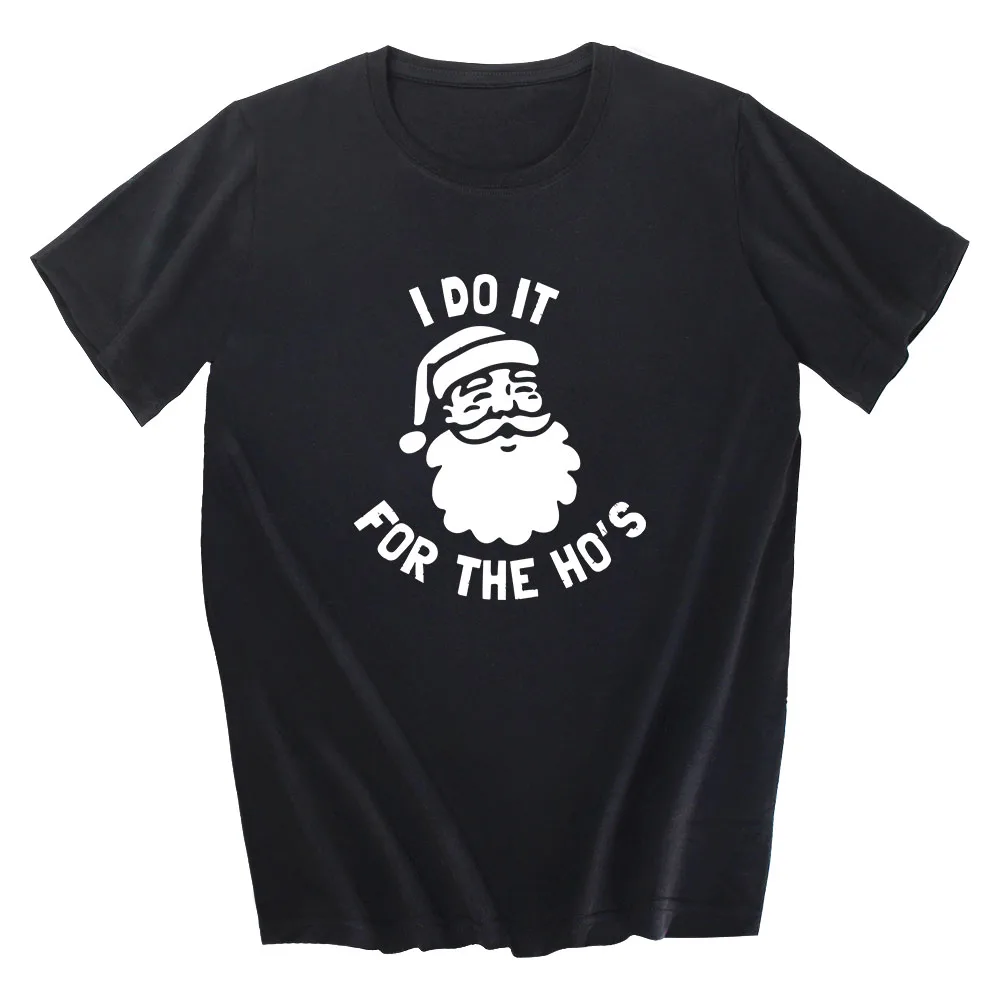 

Мужские футболки с рождественским Санта-Клаусом 2020, Забавные футболки с коротким рукавом с принтом, Летние повседневные хлопковые топы в ст...