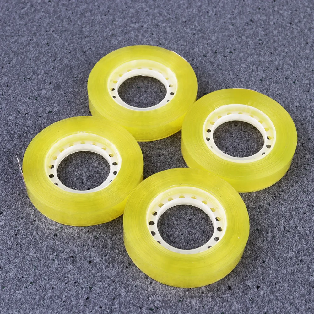 

12 Pcs 11MMx30M Clear Tape Shipping Packing Tape Storage Box Sealing Packaging Tape Office Supplies Office Stationery(Transparen