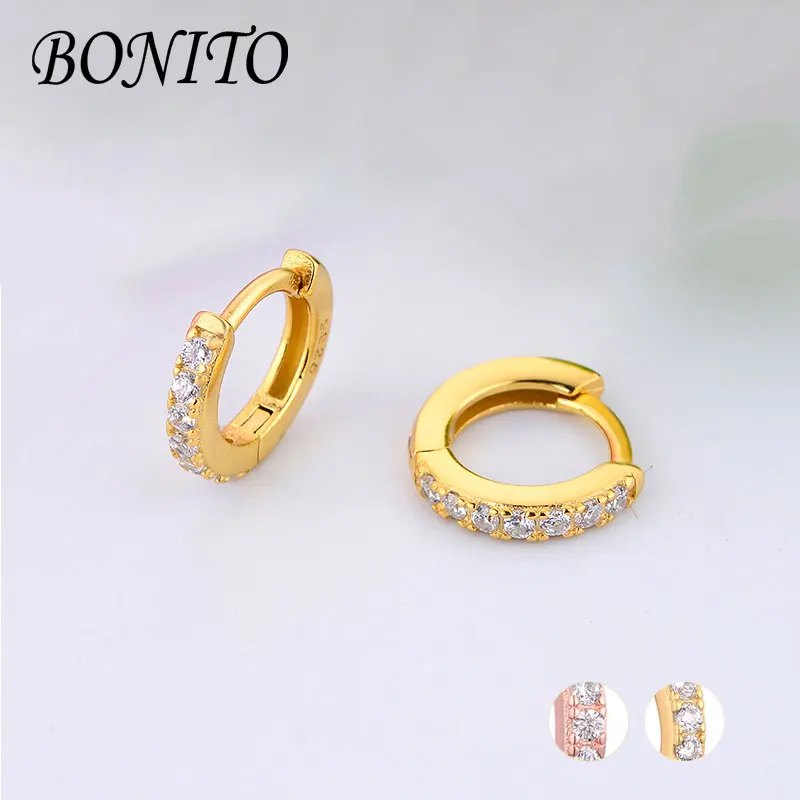 Серьги-кольца женские из серебра 925 пробы 2 цвета | Украшения и аксессуары