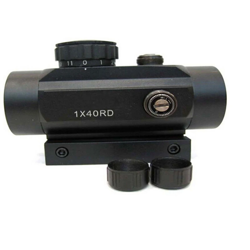 1x40 красный зеленый точечный/крестообразный прицел Охотничья оптика тактический