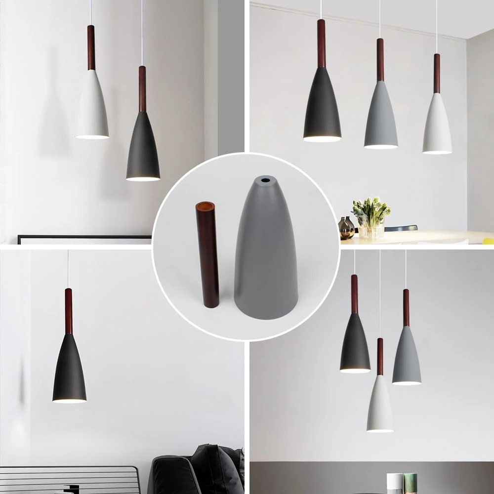 Абажур подвесной светильник современная простая светодиодсветодиодный лампа с