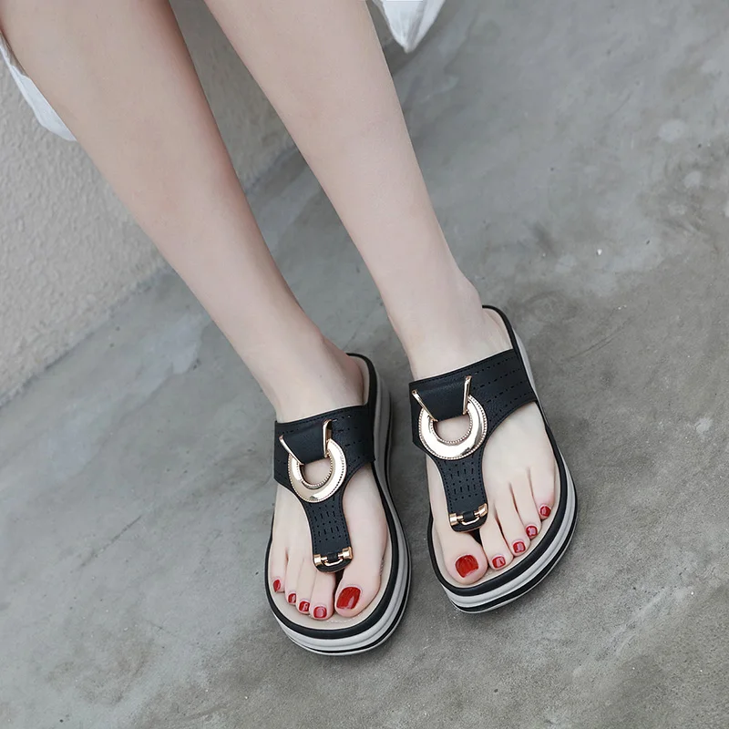 Женские шлепанцы сезон лето Новинка 2019 года качественные Модные женские