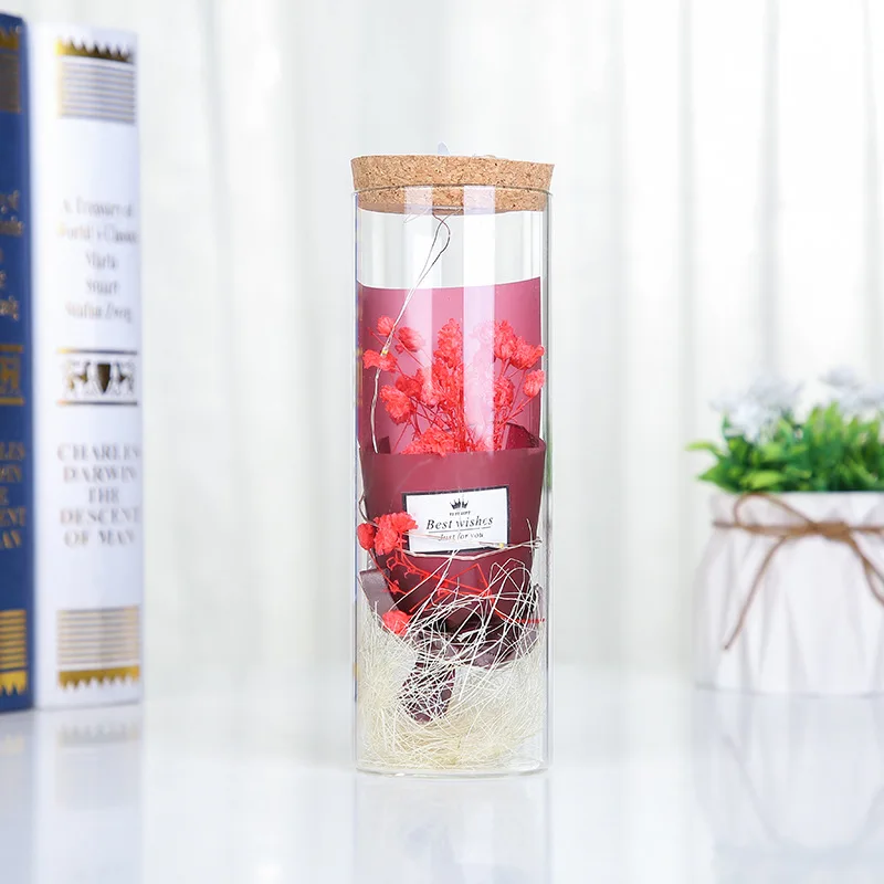 Креативный Звездный букет из сушеных цветов Подарочная коробка светильник