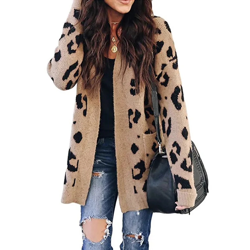 Новый 2021 с леопардовым принтом Сезон осень-зима Женская обувь на каждый день