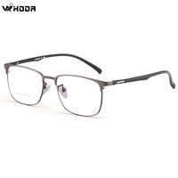 male titanium alloy business glasses frames tr90 temple semi frame mens hyperopia presbyopia optical glasses frame f105