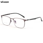 Мужские деловые оправы для очков из титанового сплава, полуободковая оправа для мужских очков с близорукостью TR90, F105