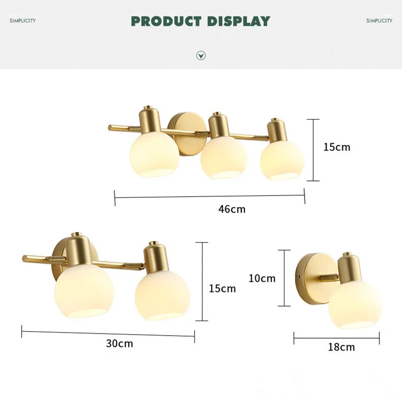Светодиодная настенная лампа в подарок настенный светильник