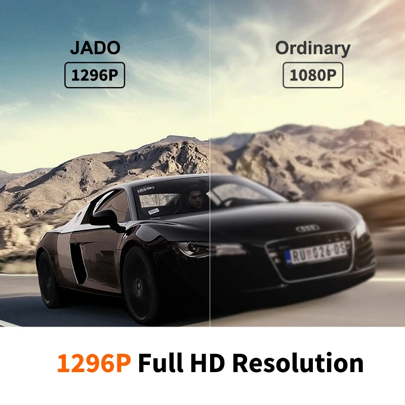 

2021 JADO Car DVR Camera Dash Cam 1296P 3.0 Inc Mini Hidden Full HD Car Camera Resolution 24H Parking Monitor Car Action DashCam