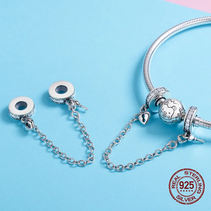 Подходит для браслета браслет очарование только любовь безопасная цепочка