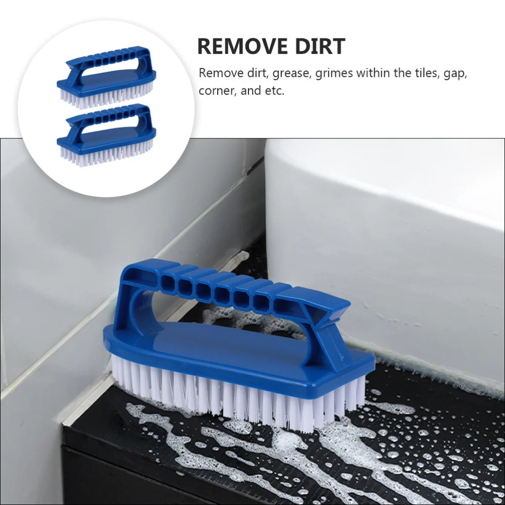 

2pcs Heavy Duty Scrub Brush Handheld Cleaning Brushes for Swimming Pool