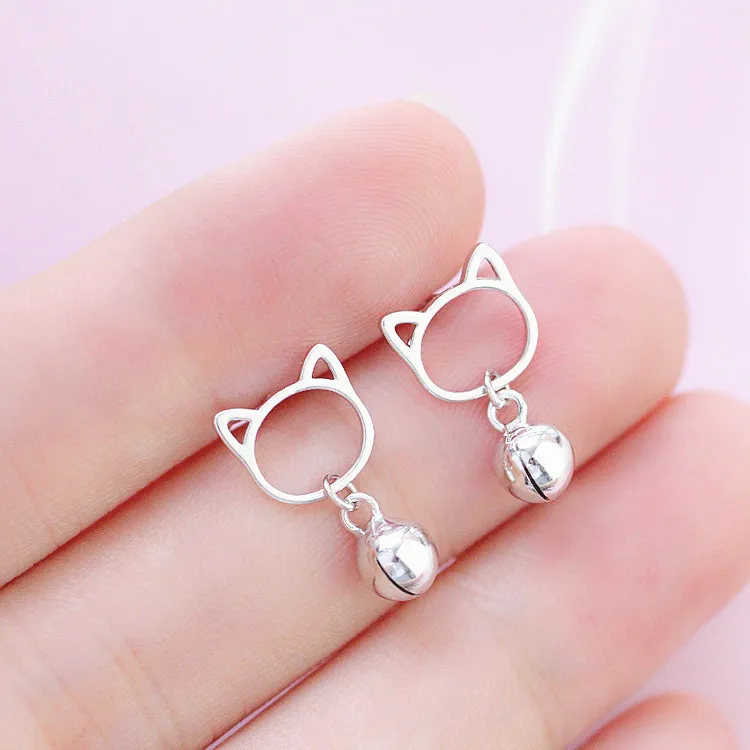 Новое поступление женские свадебные серьги в Корейском стиле с котом аксессуары