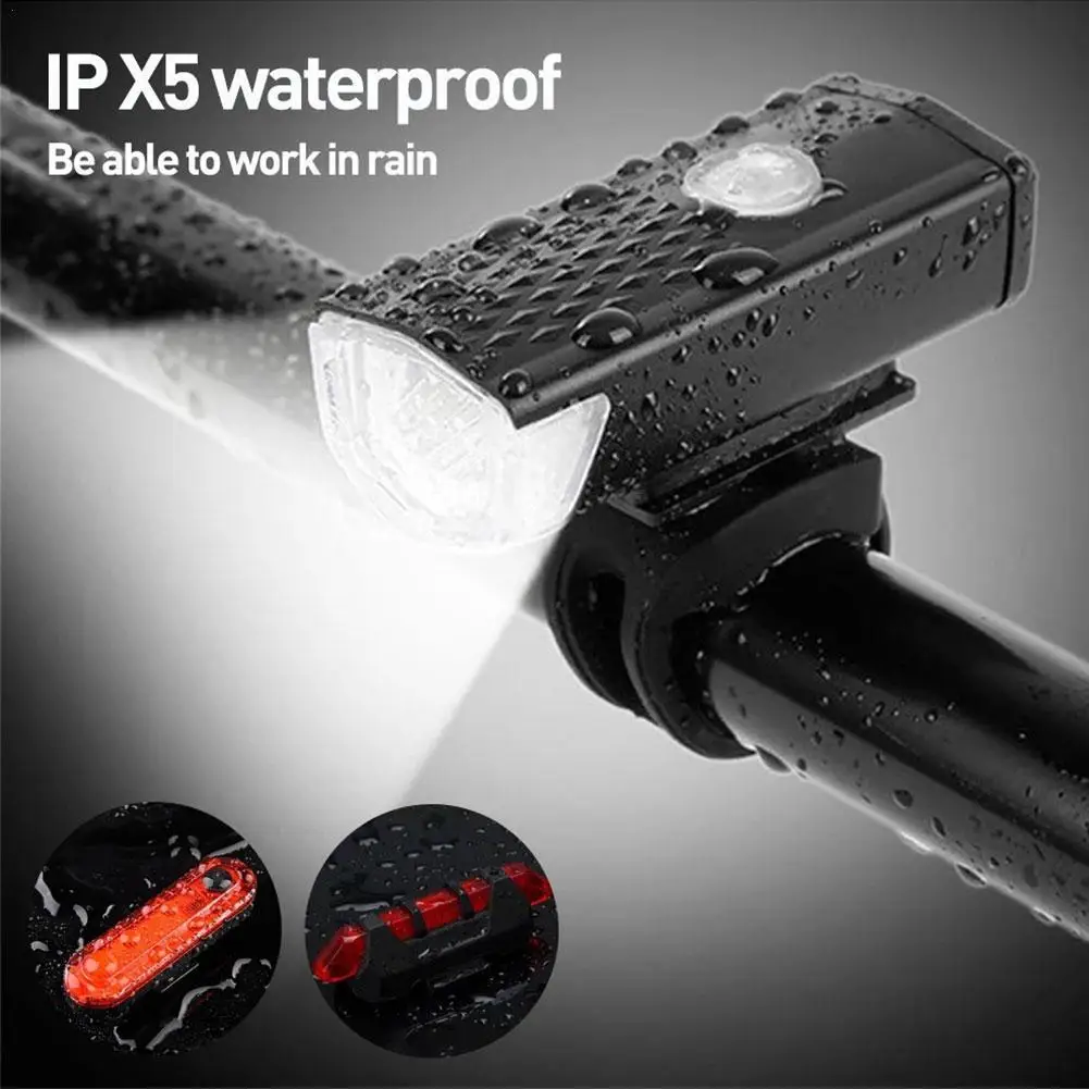 

Велосипедный фонарь, светодиодный передний и задний фонарь для горного велосипеда, зарядка через USB