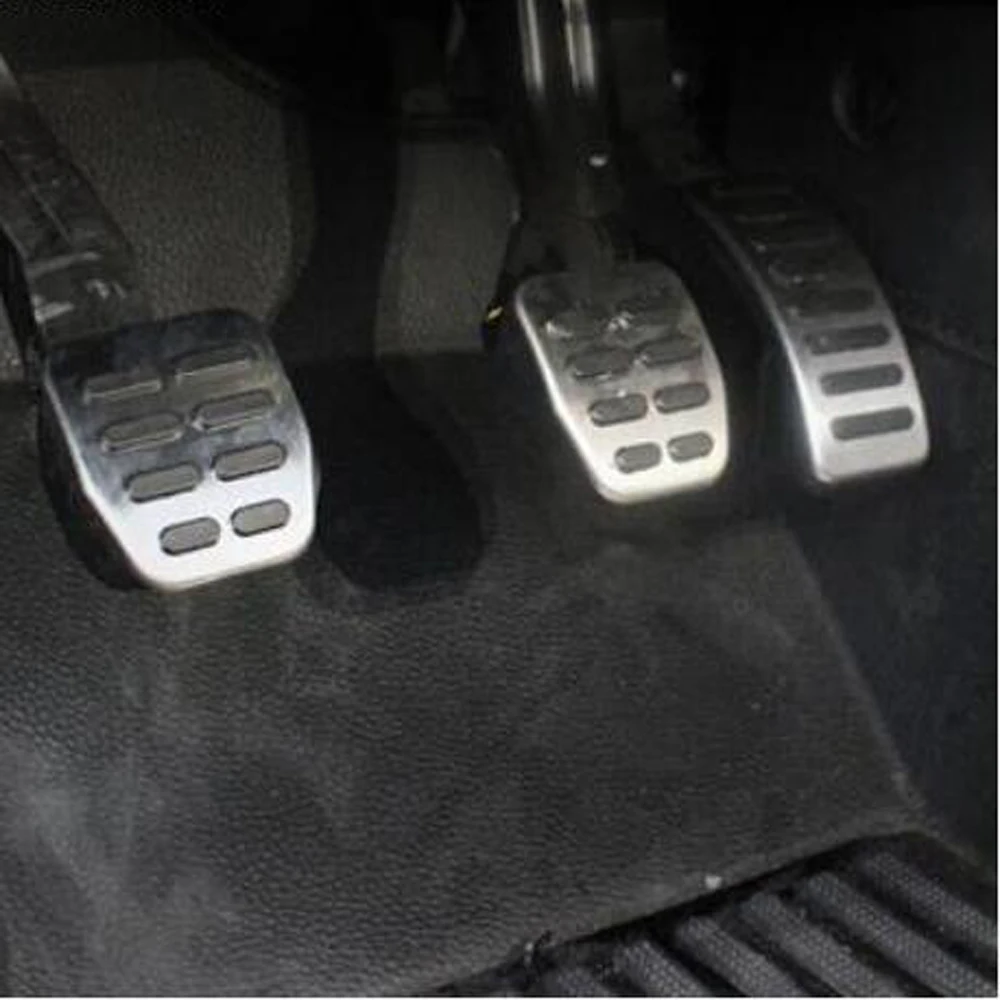 Накладки на педали из нержавеющей стали для Audi TT SEAT Golf 3 4 Polo 9N3 SKODA Octavia Ibiza Fabia A1 A2 A3