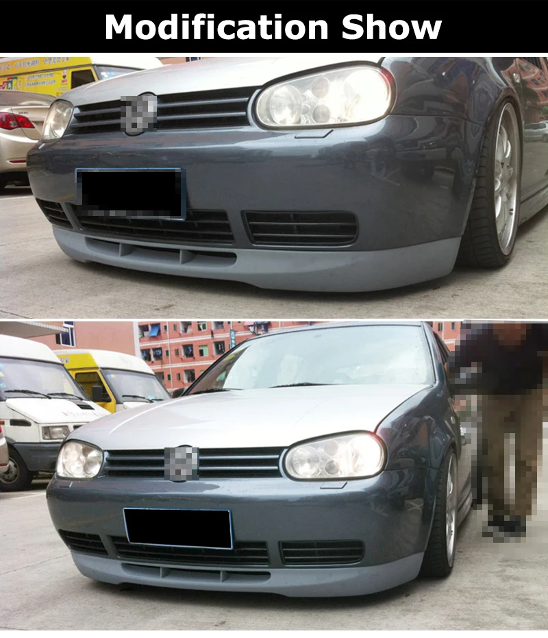Golf 4 Votex стиль PU автомобильный протектор бампер Передняя Лопата спойлер для VOLKSWAGEN Golf 4 R32 2005-2008