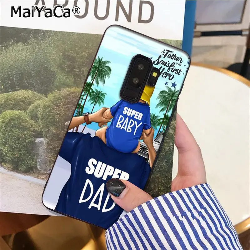 MaiYaCa красивый чехол для телефона мамы и дочки сына Samsung S9 plus S5 S6 S6edge S6plus S7 S7edge S8