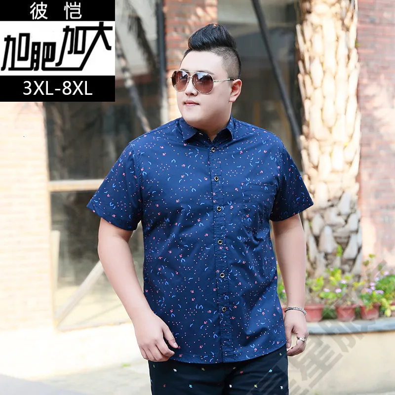 8XL 6XL мужская пляжная гавайская рубашка тропическая летняя с коротким рукавом