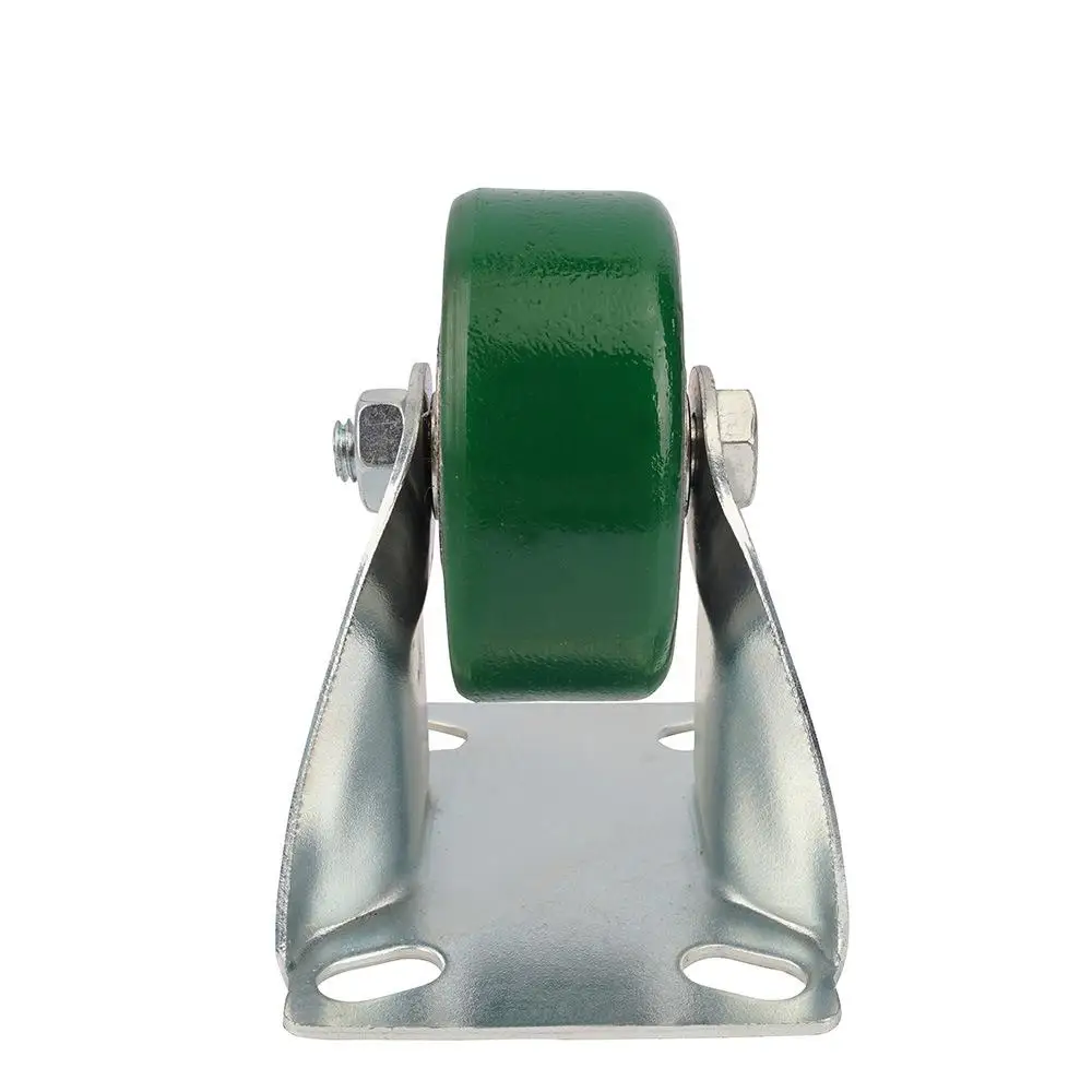 

1 Pc Caster 4-inch Medium Cast Iron Polyurethane (pu) Directional Wheel Tool Pusher Industrial