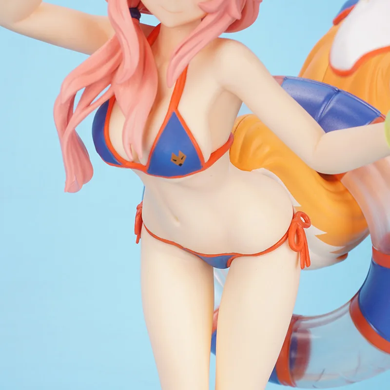 15 ''сексуальный аниме фигурка Fate/Grand Order FGO Tamamo No Mae купальник бикини Ver ПВХ Модель 1/6 Кукла в стиле лисы 38
