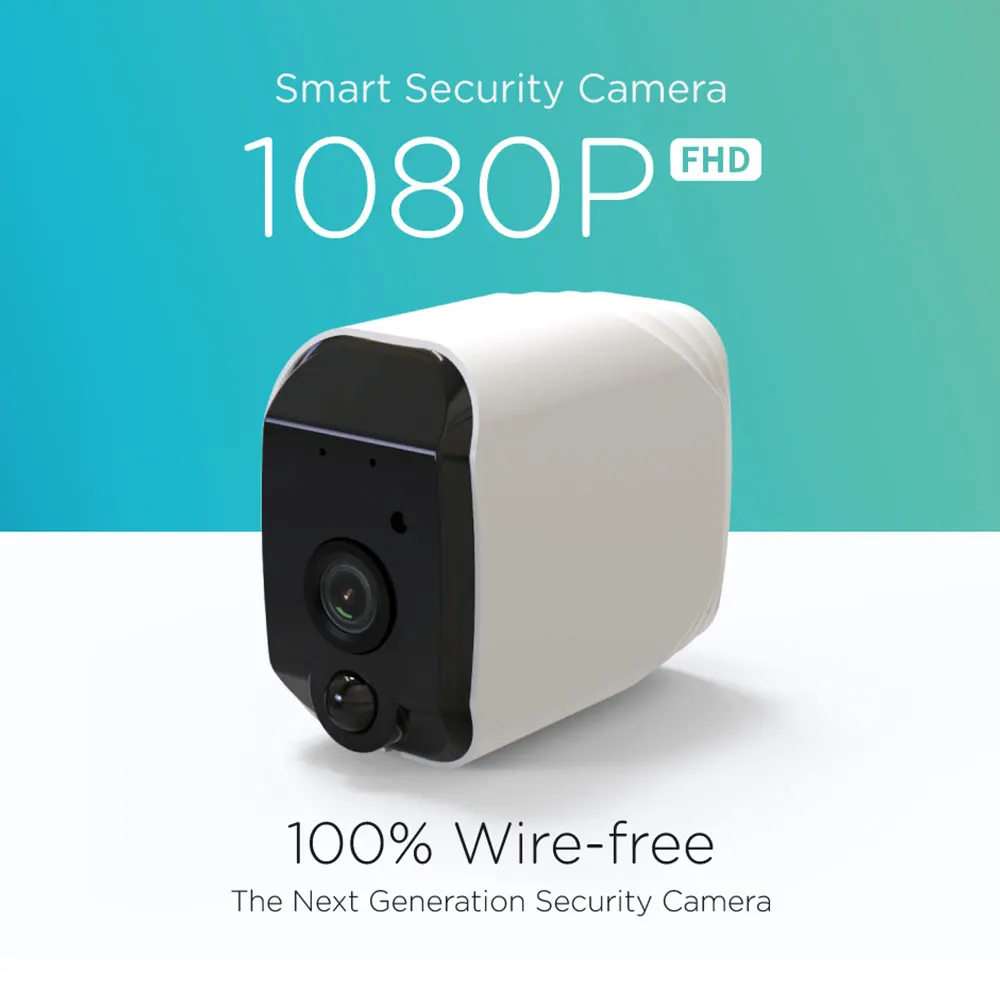 WiFi IP камера наружная 1080P Tuya SmartLife APP управление с питанием от батареи Двусторонняя