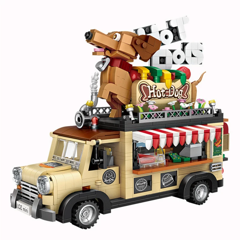 1317 шт. городская корзина для хот догов статуэтка автомобиля модель строительные