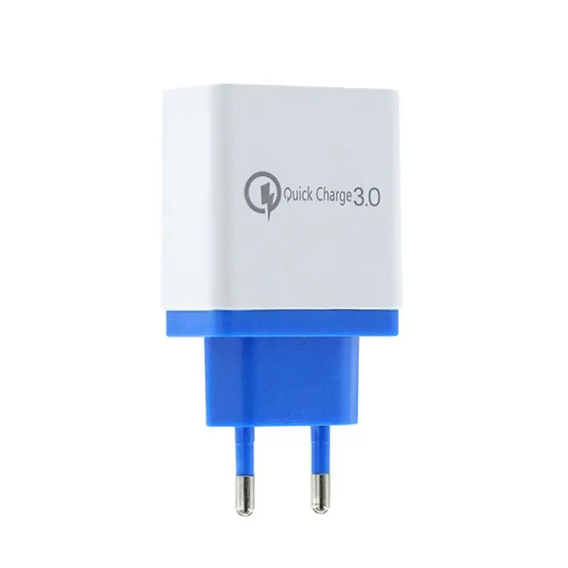 Сетевое зарядное устройство QC 3 0 адаптер с европейской вилкой быстрое USB для Samsung